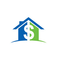 house money sold logo vector image