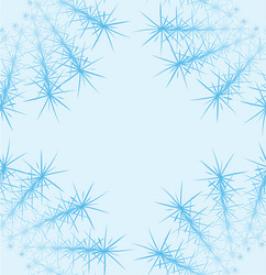 snowflakes pattern vector image