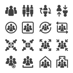 group icon vector image