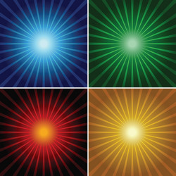 Light rays vector