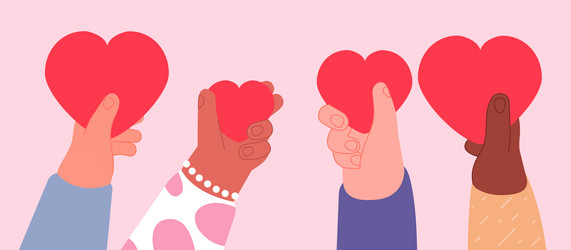 share your love help united volunteering vector image