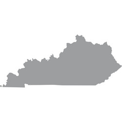 us state of kentucky vector image