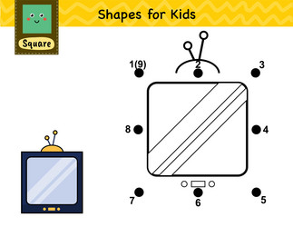 Dot to game for kids connect the dots vector