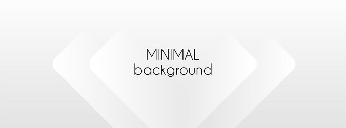 white minimal long banner abstract vector image