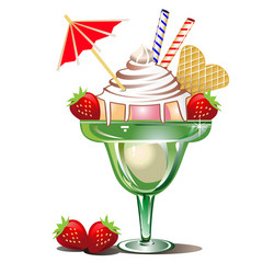 ice cream vector image