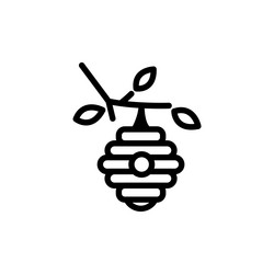 Beehive design vector