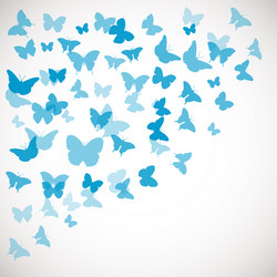 Abstract butterfly background vector