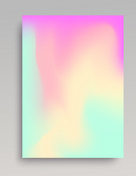 pastel colored gradient background vector image