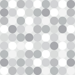 tile pattern with big white grey and black polka vector image