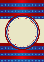 patriotic frame border vector image