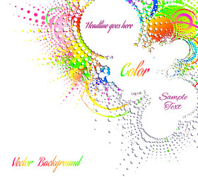 Abstract bright background vector