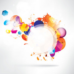 abstract colored background vector image