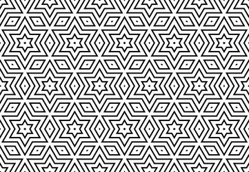 seamless geometric pattern vector image