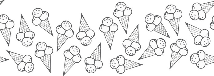 Ice cream background vector