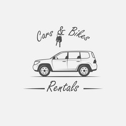 Car rental logo vector