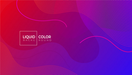 liquid gradient colorful geometric background vector image