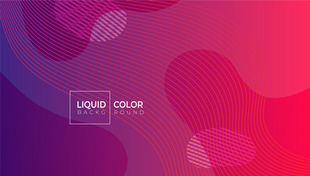 liquid gradient colorful geometric background vector image