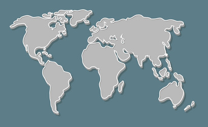 world map design vector image