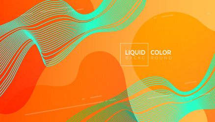 liquid gradient colorful geometric background vector image