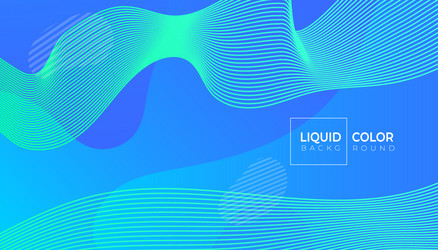 Liquid gradient colorful geometric background vector