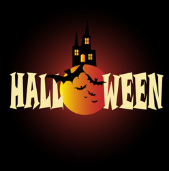 halloween background vector image