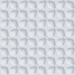 geometric 3d seamless pattern background vector image