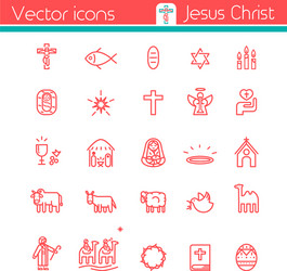 Jesus icon vector