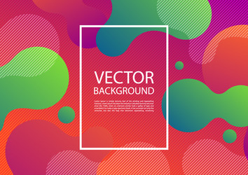 abstract mixing of colors and lines vector image