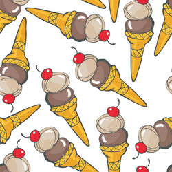 ice cream background vector image