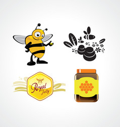 honey bee vector image