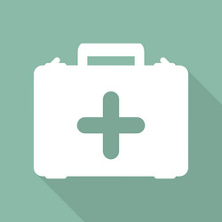 first aid kit icon vector image