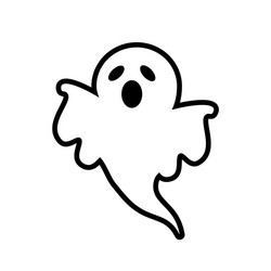 ghost icon vector image