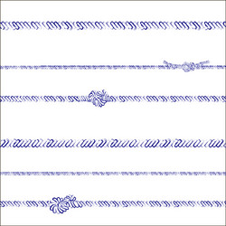 ropes and knots pattern vector