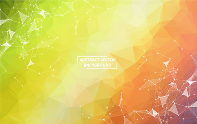 abstract colorful polygonal space background vector image