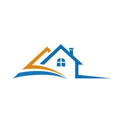 real estate property and construction logo vector image