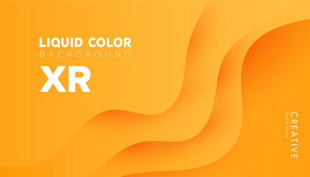 plastic liquid gradient waves sale banner template vector image