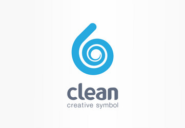 water drop aqua creative symbol concept clean vector image