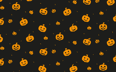 halloween pattern vector image