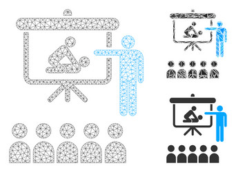 sex lecture mesh 2d model and triangle vector image