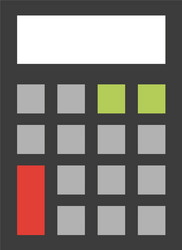 calculator math device vector