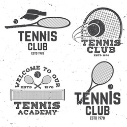 tennis club vector image