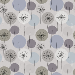 seamless abstract floral pattern with hand drawn vector image