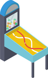 arcade game machine vector image