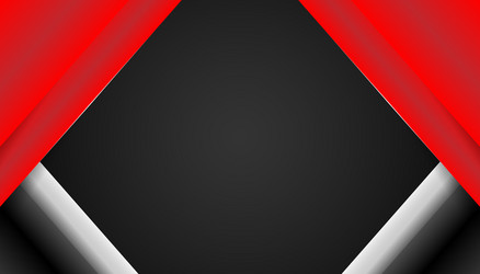 red and black abstract background vector image