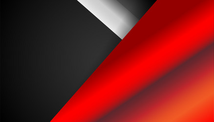 red and black abstract background vector image