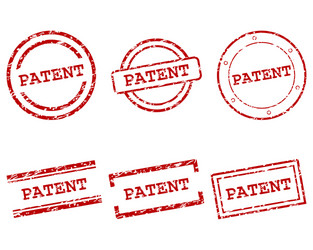 Patent stamps vector