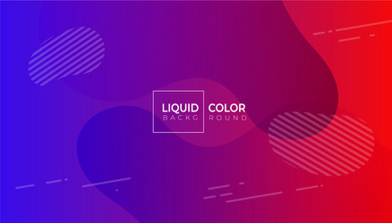 liquid gradient colorful geometric background vector image