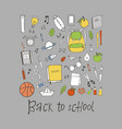 back to school vector image