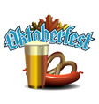 oktoberfest graphic design vector image