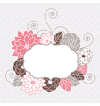 floral card vector image